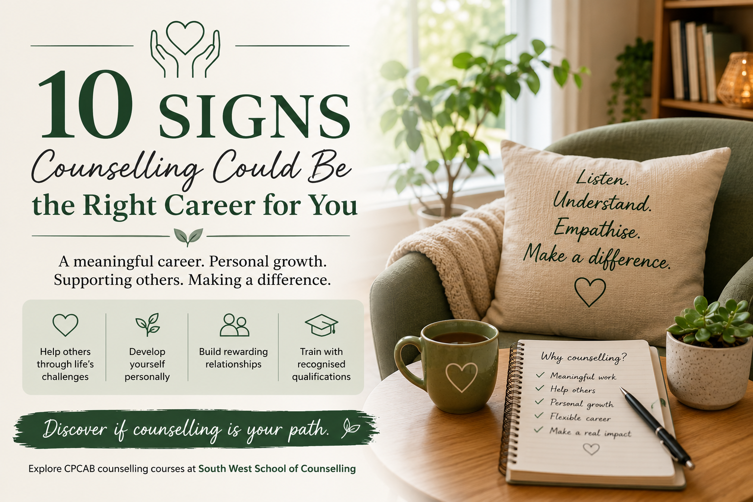 10 Signs Counselling Could Be the Right Career for You